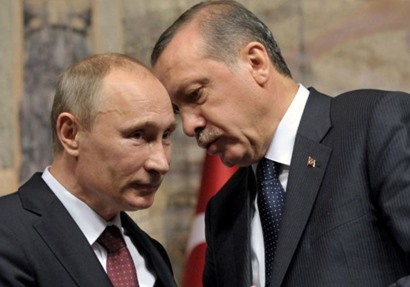 فلادمير بوتين و رجب طيب أردوغان