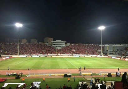 الجماهير بملعب محمد الخامس