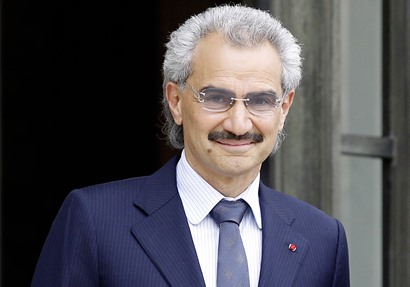 الأمير الوليد بن طلال رئيس مجلس إدارة شركة المملكة القابضة