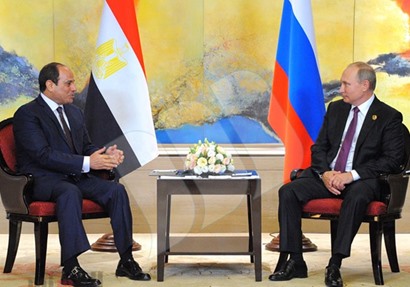 الرئيس الروسي فلاديمير بوتين والرئيس عبد الفتاح السيسي