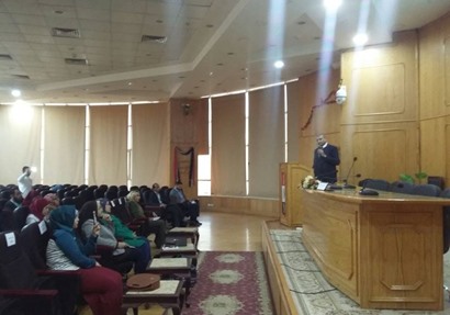 دورة تدريبية عن بنك المعرفة المصري بجامعة الفيوم