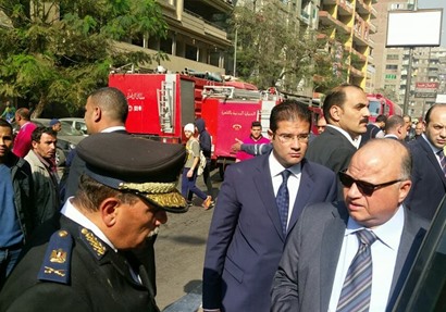 مدير أمن القاهرة يتفقد موقع الحادث