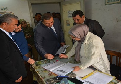 وزير القوى العاملة خلال زيارته لمحافظة المنوفية