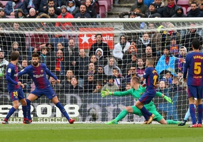 مباراة برشلونة وسيلتا فيجو - صورة من رويترز