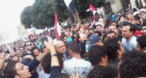 "البرادعي " يغادر ميدان التحرير 