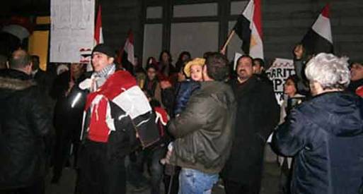 الجالية المصرية تدعو لمظاهرات حاشدة بمدريد لتسليم نجلي " حسين سالم " 