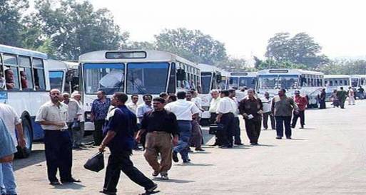 إضراب سائقى مشروع النقل الداخلي لنقل المعلمين بمطروح 