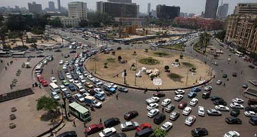 عودة حركة المرور الى طبيعتها فى ميدان التحرير 