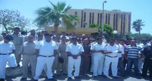 اعتصام أمناء الشرطة في سيناء يدخله يومه الرابع