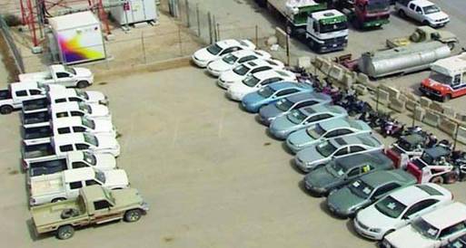 أجهزة الأمن بشمال سيناء تضبط 3 سيارات مبلغ بسرقتها