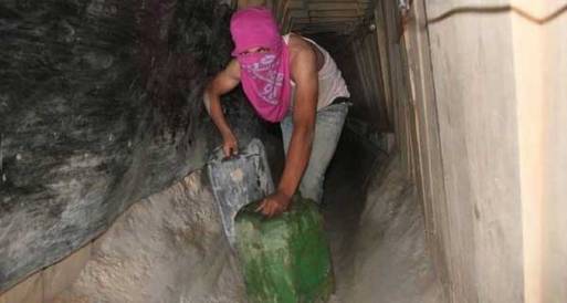 إحباط عملية تهريب وقود إلي غزة عبر الأنفاق برفح