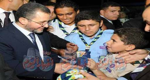 قنديل يحضر حفل المخيم الكشفي العربي الـ 30 بالإسكندرية