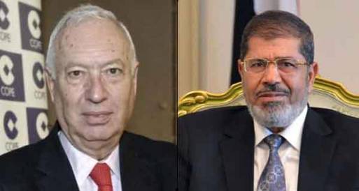 الرئيس مرسي يستقبل وزير الخارجية الإسباني