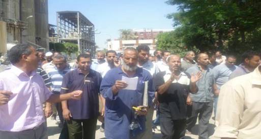 عمال مصنع سكر أبو قرقاص يعلقون اعتصامهم