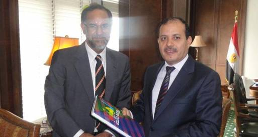 وزير الإعلام يستقبل سفير الهند بالقاهرة 