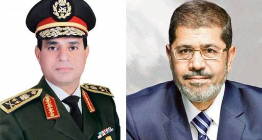 مناورة عسكرية بالذخيرة الحية بحضور مرسي والسيسي 