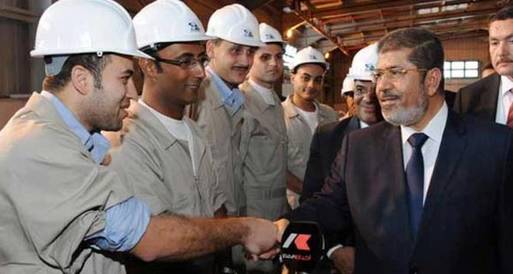 مرسي يفتتح مصنعا لإنتاج الستيرين والبولي ستيرين بميناء الدخيلة
