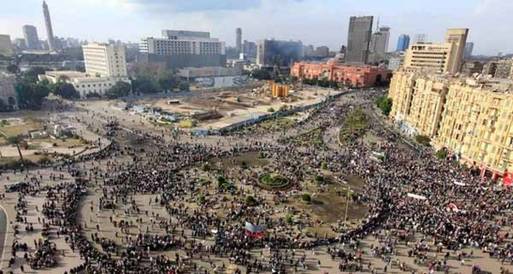  بدء فعاليات مليونية "نصرة غزة" بميدان التحرير