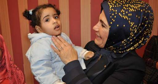 أمينة أردوغان تزور دور الأورمان لرعاية الأيتام بالمهندسين