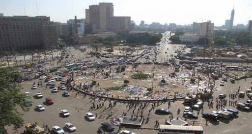الهدوء يسود ميدان التحرير .. واستمرار غلق الميدان لليوم الثاني 