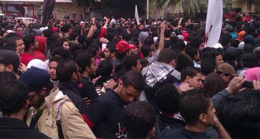 مسيرة لأولتراس أهلاوي تنطلق من عابدين للتحرير