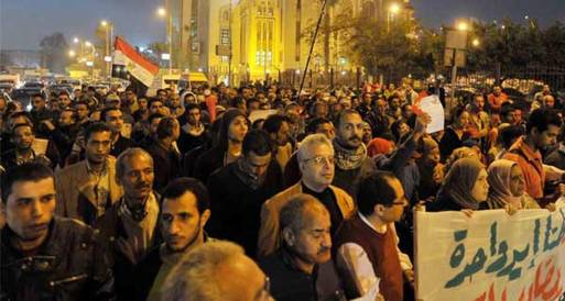 انطلاق مسيرة " مصطفى محمود" إلى ميدان التحرير