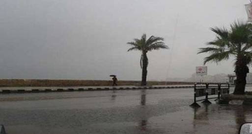 أمطار متوسطة على الإسكندرية والساحل الشمالي الغربي