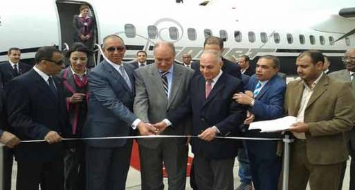 وزير الطيران ومحافظ بورسعيد يفتتحان خط "القاهرة - بورسعيد"