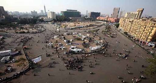 الهدوء يسود ميدان التحرير بعد إحراق خيام المعتصمين