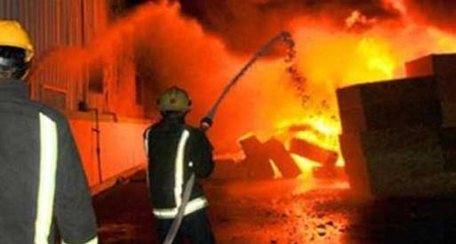 حريق بمخزن للكرتون بأحد المصانع بمدينة 6 أكتوبر