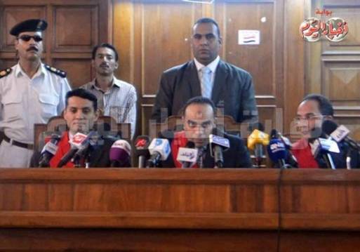 المحكمة أثناء النطق بالحكم    تصوير : محمد نصر