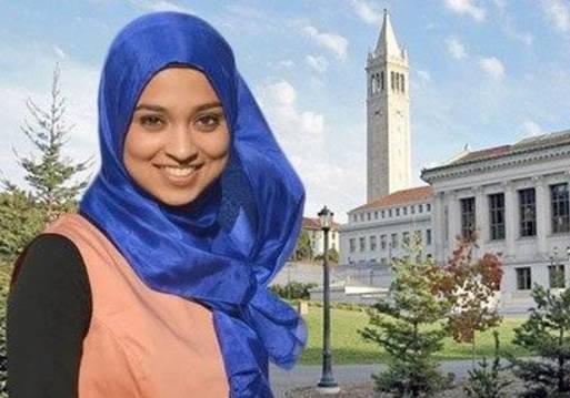 سعدية سيف الدين "21 عاما" تصبح أول طالبة مسلمة تدخل مجلس الأمناء 
