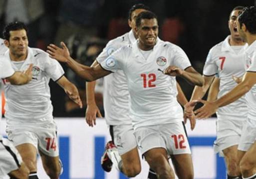 محمد حمّص لحظة فرحه بتسجيل هدفه في مرمى ايطاليا بكأس القارات 