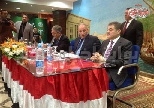 صورة من الاجتماع المغلق بين أعضاء لجنة الخمسين وقضاة مصر