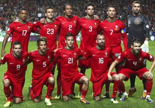 منتخب البرتغال  - صورة من د ب أ