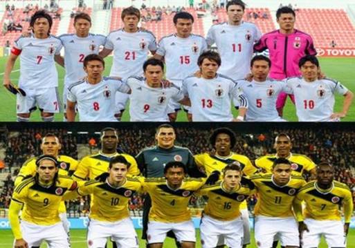 مباراة كولومبيا واليابان