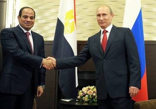 الرئيس الروسي والرئيس المصري 