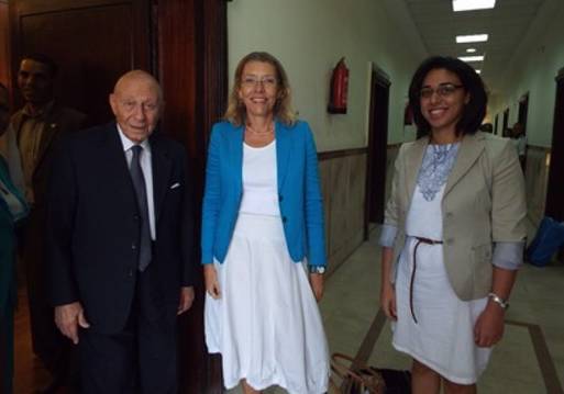 رئيس القومى لحقوق الإنسان يلتقى سفيرة الدنمارك بالقاهرة
