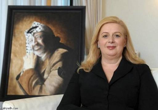 سها عرفات أرملة الرئيس الفلسطيني الراحل ياسر عرفات