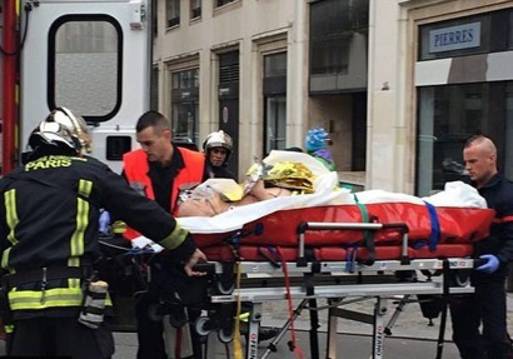صورة للمصابين بعد الهجوم الإرهابي على شارلي ابدو