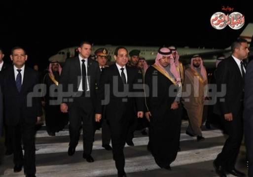 الرئيس عبد الفتاح السيسي خلال الزيارة