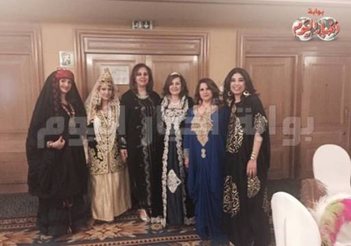هبة على الخادم حرم السفير المصري لدى إسبانيا مع زوجات الدبلوماسيين المعتمدين 