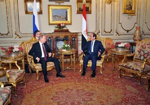 الرئيس عبد الفتاح السيسى والرئيس الروسى فلاديمير بوتين