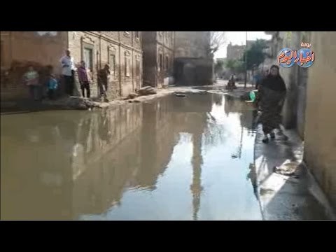 مياه المجاري تحاصر اهالي قرية ميت هاشم مركز سمنود 