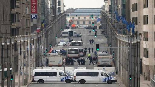 صوره من أحداث بروكسل