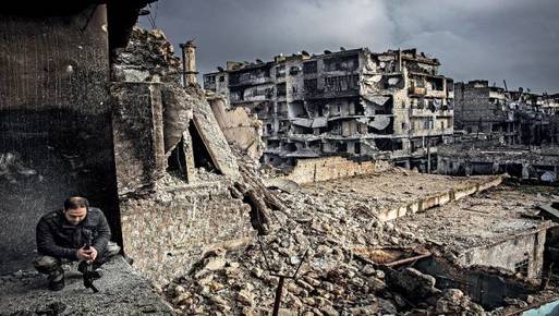 الدمار في مدينة حلب