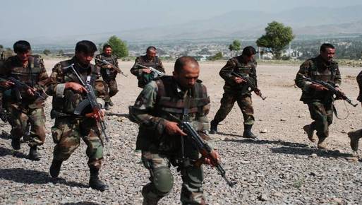 صورة لل​قوات الأفغانية