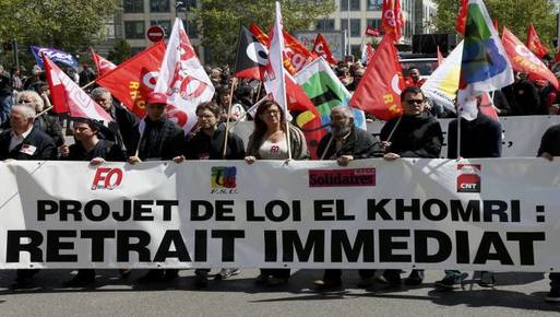 مظاهرات في فرنسا احتجاجاً على قانون العمل الجديد