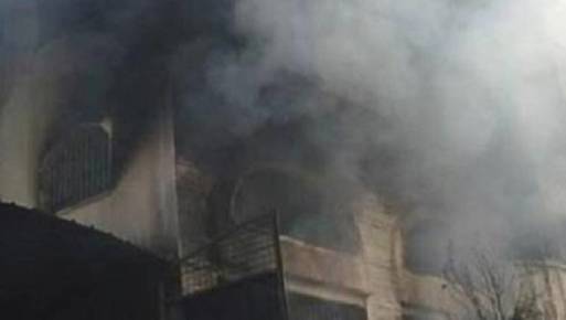 حريق بأحد العقارات السكنية بمنطقة شبرا الخيمة