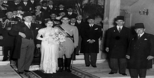 زفاف الأميرة فوزية علي شاه إيران